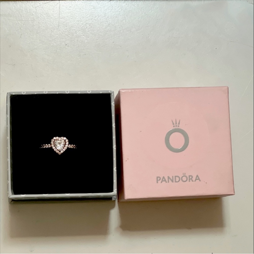 Pandora Elevated Heart Ring
